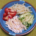 鶏むね肉と野菜の中華風サラダ