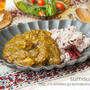 レンチン玉ねぎのほうれん草カレー