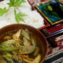 簡単！５分！【温かい肉野菜汁でいただく素麺】／ひぃろさんリンク有り難う～♪