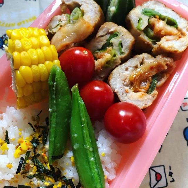 キムチネギ巻きのお弁当