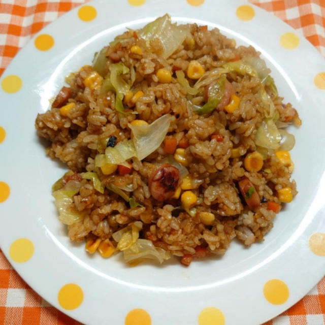 【晩御飯のご提案】”タコシーズニングで‼️メキシカンピラフ”