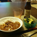 トマトカレーとシンハービール♪