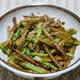 ごぼうと大根の葉のきんぴら炒め&「和食のさとでカレー蕎麦」