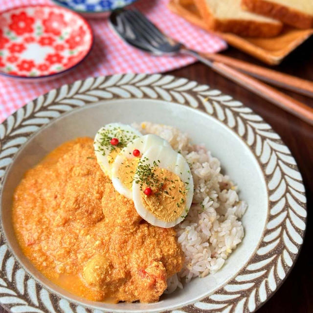 煮込み10分完成☆最強にヘルシーな鶏むね肉のバターソイチキンカレー