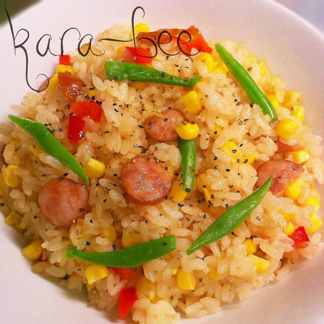織姫さん祝300♡パスタソースのピラフでおめでとう