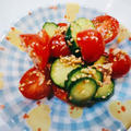 【レシピ】トマト好きにはたまらない♡ミニトマトとツナのごまポン和え