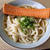 うどん。胡瓜の佃煮