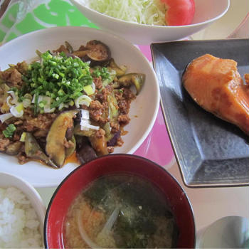 秋茄子でヘルシーマーボー茄子　～超時短＆ヘルシー＆簡単～
