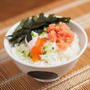 多忙につき、温玉明太たまごかけ丼