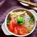  サラチキ＆トマトのあごだし春雨スープ by 青山　金魚さん