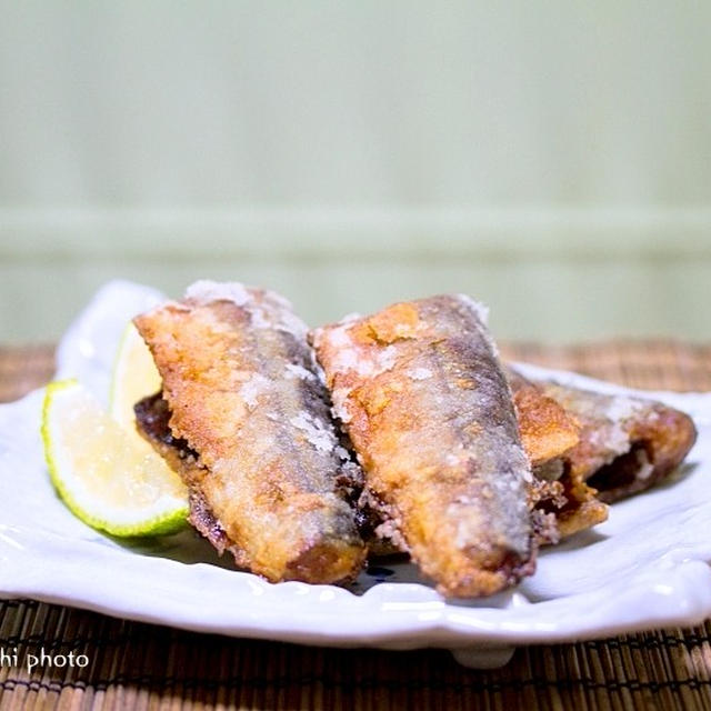 骨まで食べれませんが「秋刀魚のたつた揚げ」＆不覚「出来上がり写真撮るの忘れました」