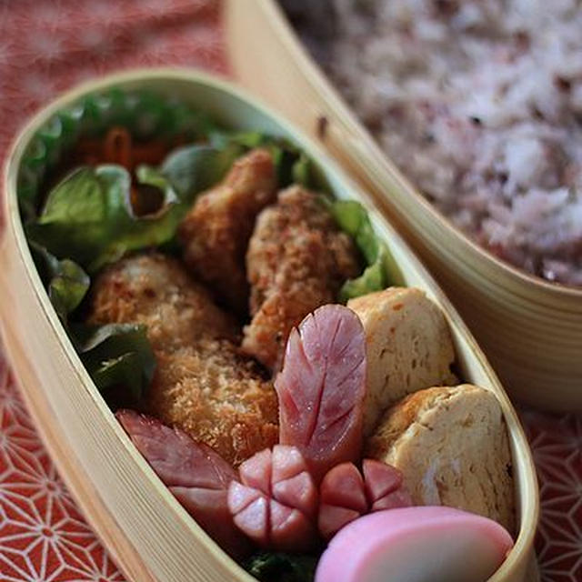 クリスピーチキン＆カニクリームコロッケ弁当