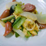 ソーセージと小松菜の炒め物＆冬のコーデにピンクを取り入れるレディースが急増中(*´∀`*)ｷｭﾝ!