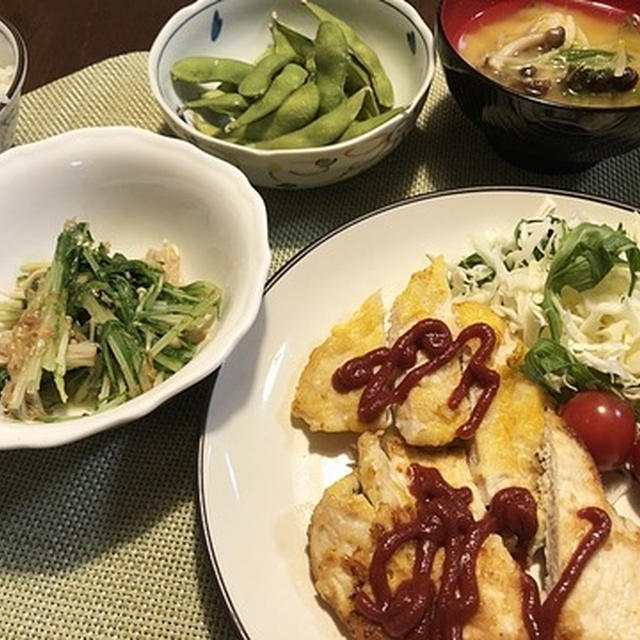 何でこのタイミング？＆ムネ肉ピカタ