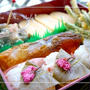 桜餅風♪八重桜のおにぎりで和のお弁当♪