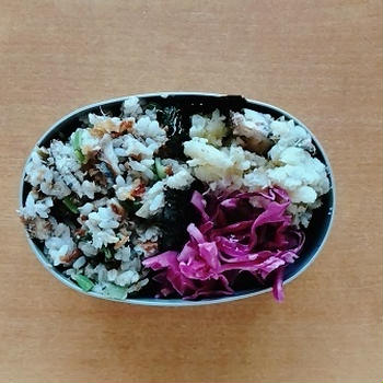 なんとなく肉より魚の気分のこのごろのお弁当