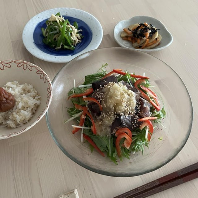 台風がくる！久しぶりの息子ごはん