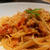 自家製ベーコンでパスタ　プロバスケ観にいきましてん
