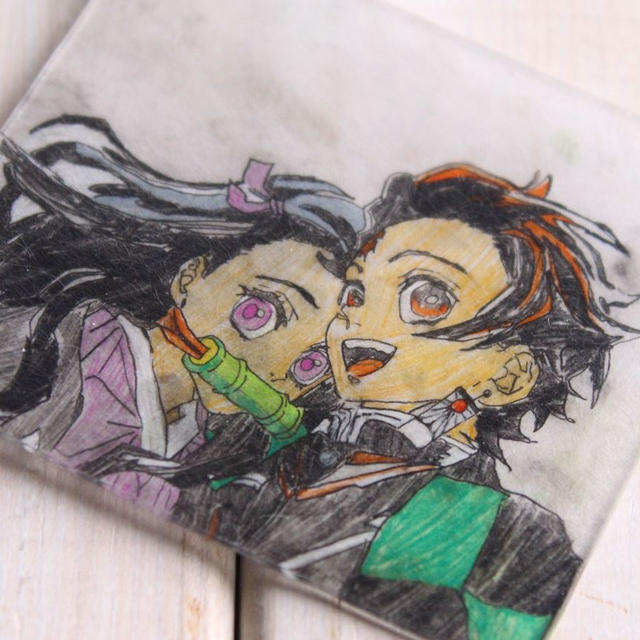 セリアの半透明のプラバンが売り物みたいな完成度♡