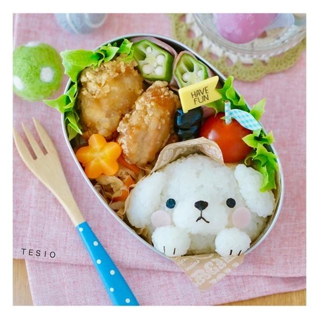 春節♪白いわんこおにぎり弁当