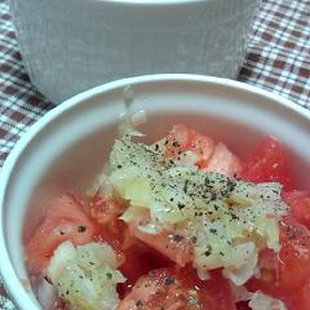 野菜と塩ダレでオツマミ