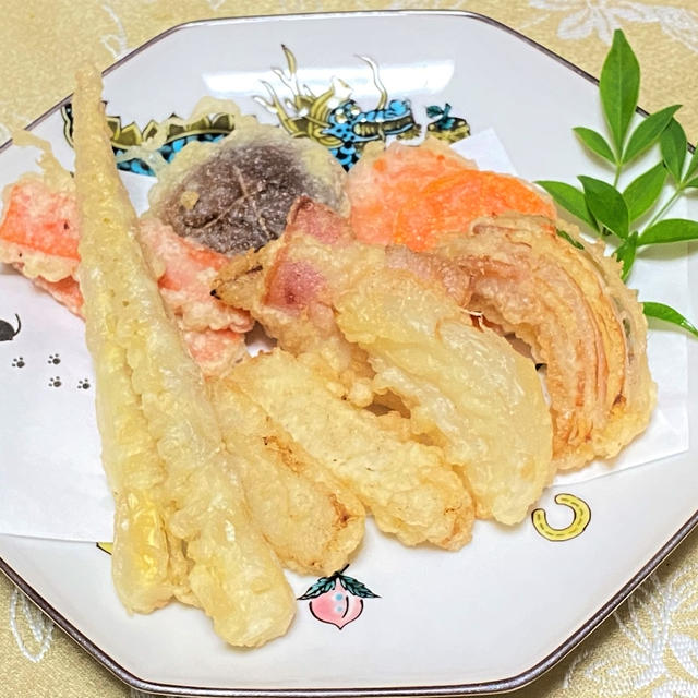 【レシピ　にんじんとカニ風味かまぼこの天ぷら】健康運、人気と才能運、根気アップ！