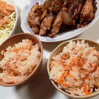 ツナ人参の炊き込み飯♪入れて炊くだけ簡単！