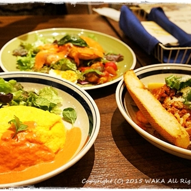 ■魚介の美味しさがギュギュッと詰まったオムライス■CAFE By the Sea