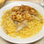 じっくりソテーした蓮根と舞茸のパスタ