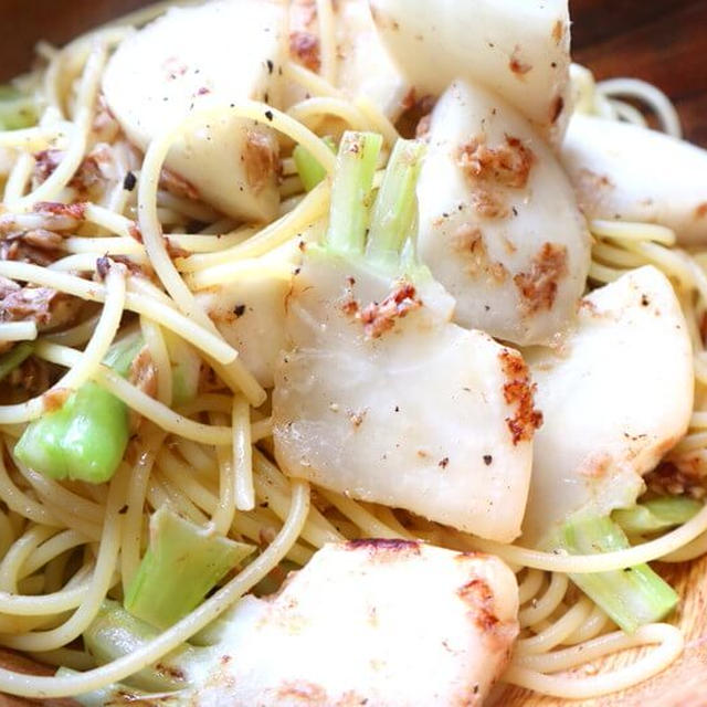 かぶの甘み引き立つ！和風ツナパスタレシピ