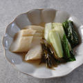 青梗菜と平天の昆布煮