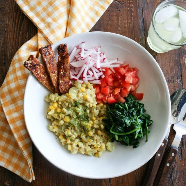 Curried Corn Risotto Bowlカレー風味コーンリゾット