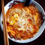 【そうめんレシピ】キムチと卵と素麺を煮込んで「酸辣湯にゅうめん」