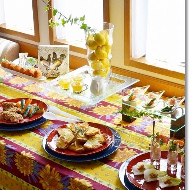 おもてなし料理 テーブル講座 カジュアルイタリアンでランチパーティ By 槙 かおるさん レシピブログ 料理ブログのレシピ満載