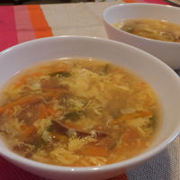 残り野菜でサンラータン♪