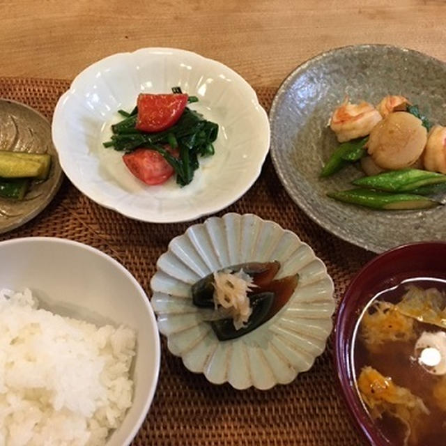 中華な感じの定食