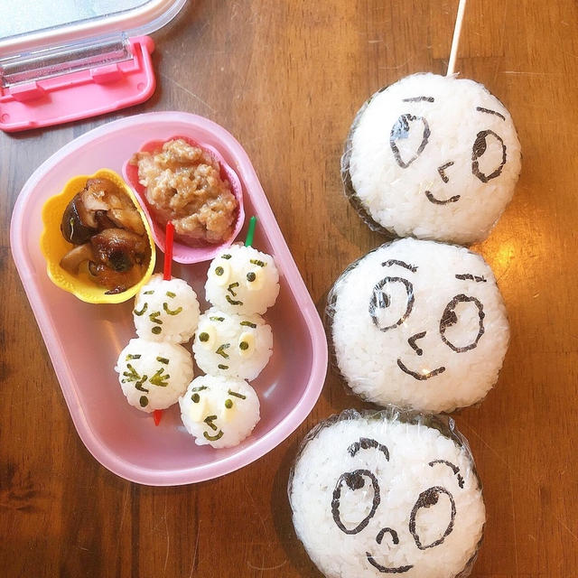 だんご三兄弟弁当です！