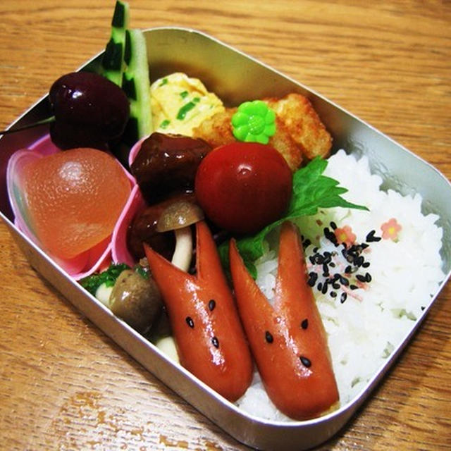娘のお弁当、夫お弁当2日分