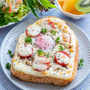 トマトがぎゅ❣️ツナたまチーマヨトースト