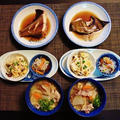 お魚メインの和食晩御飯☆高野豆腐のたまごとじ♪☆♪☆♪