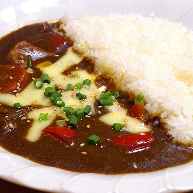 ■豚味噌ごまチーズカレー