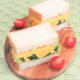 萌え断＆絶品タマゴサンド。ふんわり＆シャキシャキ。『小松菜オムレツサンド...