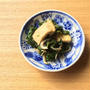 かつお菜と平揚げとジャコの炒め煮