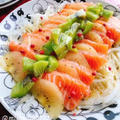 サーモンキウイサラダ(動画レシピ)/Salmon and kiwi salad.