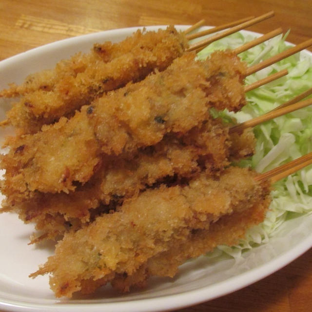 【旨魚料理】アサリの串揚げ