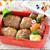 肉巻きおにぎりのお弁当＊＊