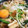 ■昼麺【月見うどん】冷蔵庫の整理を兼ねて＾＾！