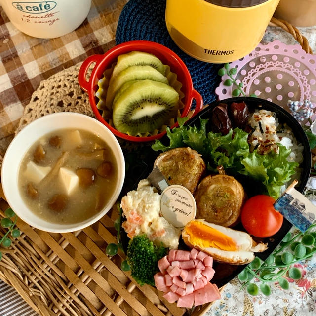 ＊迷い道くねくね豚肉ロール弁当＊