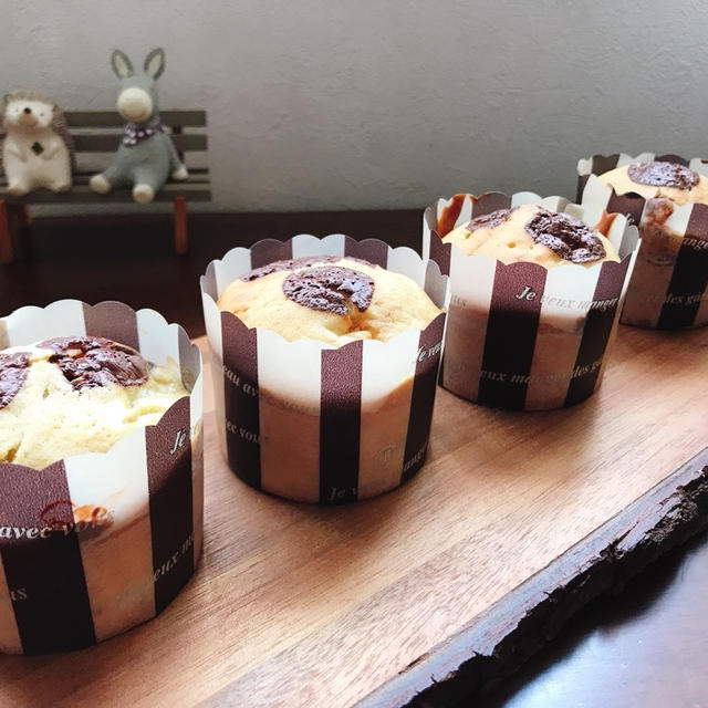 チョコバナナマフィン