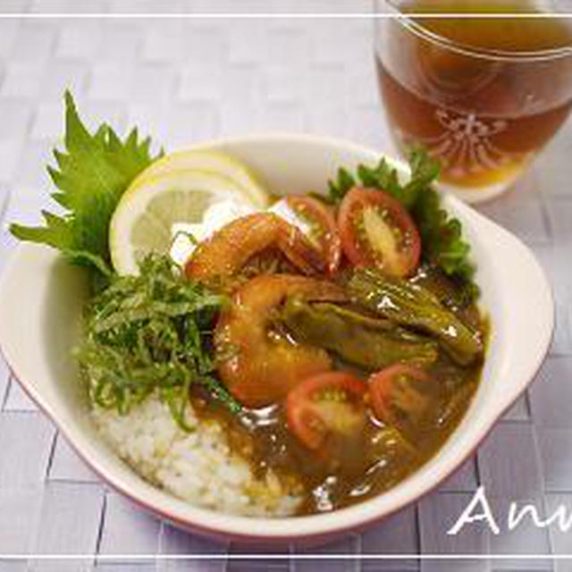 ☆カッテージチーズ＆トマトの朝カレー☆